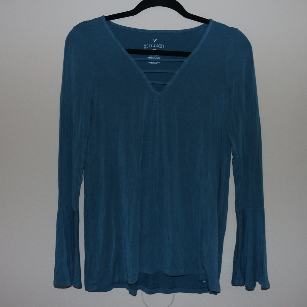 teal ong sleeve shirt